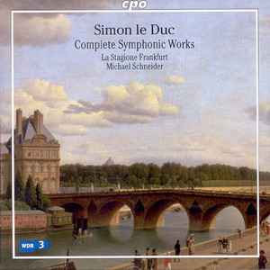 [중고] Michael Schneider / Simon Le Duc - Symphonic Works/ La Stagione Frankfurt (수입/cpo7772192)