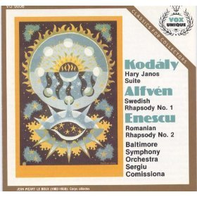 [중고] Sergiu Comissiona, Baltimore Symphony Orchestra / Kodaly, Alfven, And Enescu (수입/vu9006)
