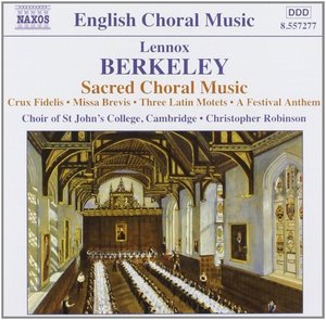 [중고] College Cambridge , Jonathan Vaughn, Christopher Robinson / Lennox Berkeley: Sacred Choral Music (수입/8557277)