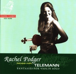 [중고] Rachel Podger / Telemann : 12 Fantasia For Solo Violin (수입/ccs18298)