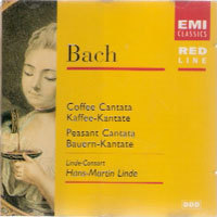 [중고] Hans-Martin Linde / Bach : Coffee Cantata, Peasant Cantata (수입/724357302227)
