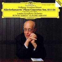 [중고] Rudolf Serkin, Claudio Abbado / Mozart : Piano Concertos No.18 K.456 &amp; No.24 K.491 (수입/4230622)