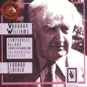 [중고] Leonard Slatkin / Vaughan Williams: Symphonies Nos. 8 &amp; 9; Flourish for Glorious John (수입/09026611962)