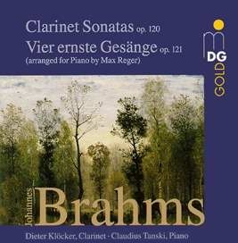 [중고] Claudius Tanski / Brahms : Clarinet Sonatas Op.120, Vier Ernste Gesinge Op.121 (수입/mdg30107652)