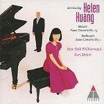 [중고] Helen Huang, Kurt Masur, New York Philharmonic Orchestra / Mozart Piano Concerto No.23 K.488, Beethoven : Piano Concerto No.1 Op.15 (수입/4509992072)