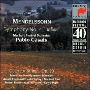 [중고] Pablo Casals / 멘델스존 : 교향곡 4번 &#039;이탈리아&#039;, 팔중주 (Mendelssohn : Symphony No.4 Op.90 &#039;Italian&#039;, Octet Op.20 [ Marlboro Fest 40th Anniversary] (cck7336)
