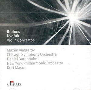 [중고] Maxim Vengerov, Chicago Symphony Orchestra / Brahms &amp; Dvorak : Violin Concertos (수입/2564608062)