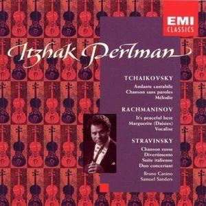 [중고] Itzhak Perlman, Bruno Canino / Tchaikovsky, Rachmaninov, Stravinsky (수입/5660612)