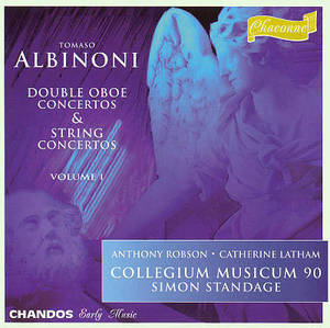 [중고] Simon Standage / Albinoni : Double Oboe Concertos &amp; String Concertos, Vol. 1 (수입/chan0602)