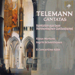 [중고] Il concertino koln, Ingrid Schmithusen, Klaus Mertens / Telemann Cantatas (2CD/수입/Digipack/93095)