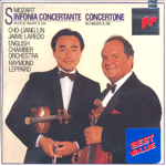 [중고] Cho-Liang Lin, Jaime Laredo / 모차르트: 신포니아 콘체르탄테 (Mozart : Sinfonia Concertante, K.364 &amp; Concertone, K.190)(수입/sk47693)