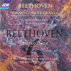 [중고] Pietro Spada, Alexander Gibson / Beethoven : Piano Concerto No.6 (수입/cddca911)