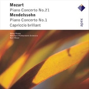[중고] Helen Huang, Kurt Masur / Mozart : Piano Concerto No.21, Mendelssohn : Piano Concerto No.1 (수입/0927499842)
