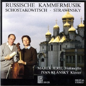 [중고] Marek Jerie, Ivan Klansky / Schostakovich: Cello Sonata Op.40, Stravinsky: Rissuan Maiden&#039;s Song, Suite Italienne (수입/br100128)