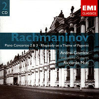 [중고] Andrei Gavrilov, Riccardo Muti / Rachmaninov : Piano Concertos 2 &amp; 3 Etc (2CD/ekc2d0660)