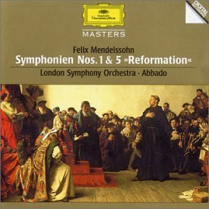 [중고] Claudio Abbado / Mendelssohn : Symphonies No.1, No.5 Reformation  (수입/4455962)