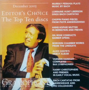 [중고] V.A. / Gramophone Editor&#039;s Choice, December 2003 (gcd1203)