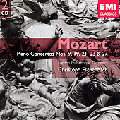 [중고] Christoph Eschenbach / Mozart : Piano Concertos Nos.9, 19, 21, 23, 27) (수입/2CD/094638179320)