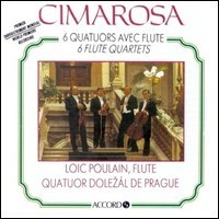 [중고] Loic Poulain / Cimarosa : 6 Quatuors avec fl&amp;ucirc;te (수입/241982)