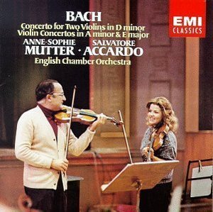 [중고] Salvatore Accardo, Anne-Sophie Mutter / Bach : Violin Concertos (수입/cdc7470052)