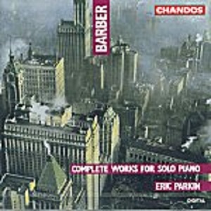 [중고] Eric Parkin / Samuel Barber : Complete Works For Solo Piano (수입/Chan9177)