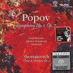 [중고] London Symphony Orchestra / Popov : Symphony No.1,Op.7, shodtakovich (SACD/수입/sacd60642)