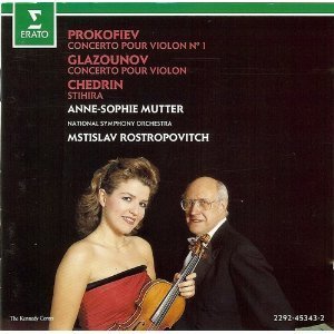 [중고] Anne-Sophie Mutter / Prokofiev, Glazounov, Chedrin (수입/2292453432)