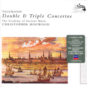 [중고] Christopher Hogwood / Telemann - Double &amp; Triple Concertos (수입/4780022)