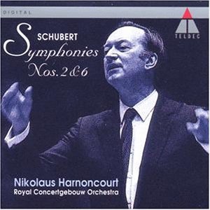 [중고] Nikolaus Harnoncourt / Schubert : Symphonies Nos.2&amp;6 (수입/4509975102)