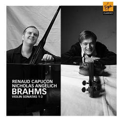 [중고] Renaud Capucon, Nicholas Angelich / Brahms : Violin Sonatas No.1-3 (수입/724354573125)
