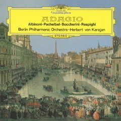 [중고] Herbert von Karajan, Berlin Philharmonic Orchestra / Adagio - Albinoni, Pachelbel , Boccherini, Respighi (dg4112)