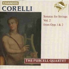 [중고] The Purcell Quartet / Corelli : Sonatas for Strings, Vol. 2 (수입/chan0515)