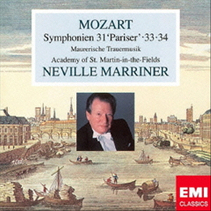 [중고] Neville Marriner / Mozart: Symphony No.31, 33 &amp; 34 (수입/cdc7540782)