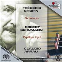 [중고] Claudio Arrau / Chopin : Complete Preludes (수입/SACD/슈퍼주얼케이스/5186165)