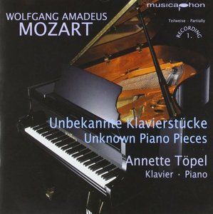 [중고] Annette Topel / Mozart: Unknown Piano Pieces (수입/m56874)