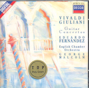 [중고] Eduardo Fernandez, George Malcolm / Vivaldi, Giuliani : Guitar Concertos (dd1995)