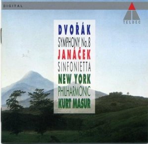 [중고] Kurt Masur / Dvorak: Symphony No.8, Janacek: Sinfonietta (수입/4509908472)