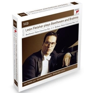 [중고] Leon Fleisher / Leon Fleisher Plays Beethoven and Brahms Concertos (5CD/종이하드케이스/수입/88691918052)