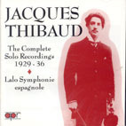 [중고] Jacques Thibaud / The Complete Solo Recordings 1929-36 (2CD/수입/apr7028)