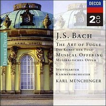[중고] Karl Munchinger / Bach: Art Of Fugue, Musical Offering (수입/2CD/4672672)