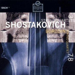 [중고] Borodin Quartet / Shostakovich: String Quartets 3, 7, &amp; 8 (수입/077775904123)