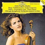 [중고] Anne-Sophie Mutter, James Levine / Berg : Violin Concertos, Rihm : Time Chant (수입/4370932)