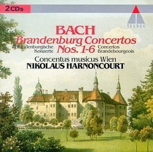 [중고] Nikolaus Harnoncourt / Bach : Brandenburg Concertos Nos.1-6 BWV1047-1051 (2CD/수입/4509959802)