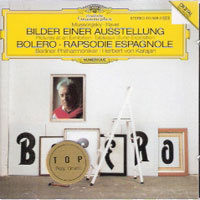 [중고] Herbert Von Karajan / Mussorgsky : Bilder Einer Ausstellung, Ravel : Bolero, Rapsodie Espagnole (dg0171)