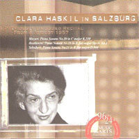 [중고] Clara Haskil / In Salzburg - A Previously Unissued Recital From 8 August 1957 (bon1103)
