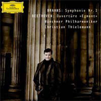 [중고] Christian Thielemann / Brahms : Symphony No.1 &amp; Beethoven : Egmont Overture (dg7500)