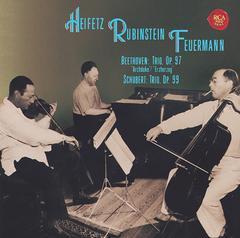 Jascha Heifetz, Arthur Rubinstein, Emanuel Feuermann / Beethoven: Archeduke Trio, Schubert: Trio No.1 (미개봉/수입/09026609262)