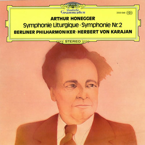 [중고] [LP] Herbert Von Karajan / Honegger : Symphonie Liturgique &amp; Symphonie No. 2 (홍보용/sel200511)