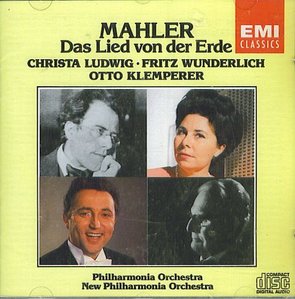 [중고] Otto Klemperer / Mahler: Das Lied Von Der Erde: Klemperer (수입/미개봉/7472312/catno042)