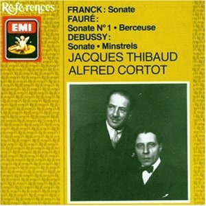 [중고] Jacques Thibaud, Alfred Cortot / Debussy, Franck, Faure : Violin Sonatas (수입/7630322)
